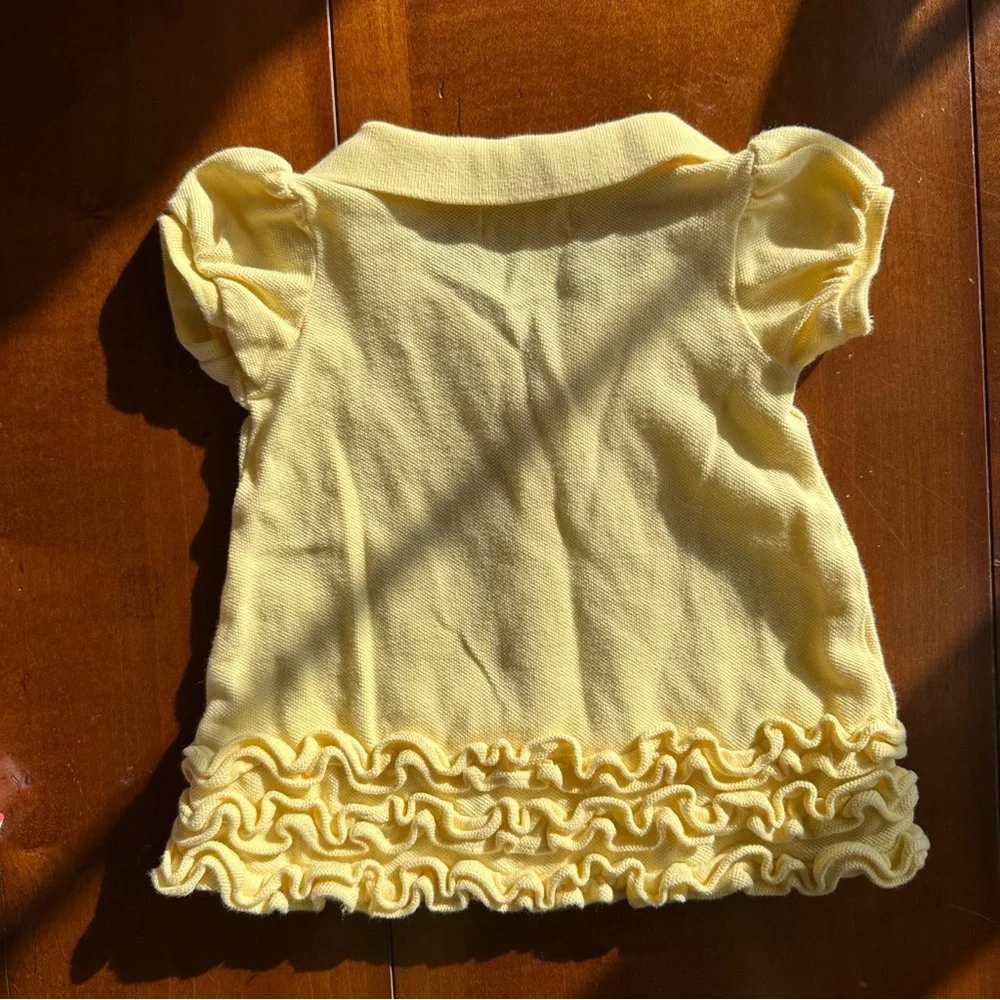 Ralph Lauren Spring Lot - Red Stripes, Yellow Ruffles + floral collars. Size 3m - Picture 8 of 12